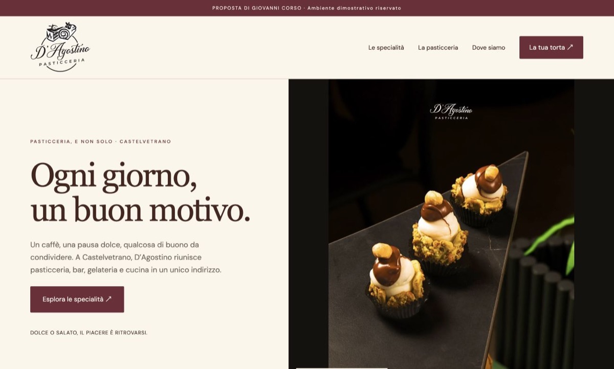 Demo pasticceria D’Agostino